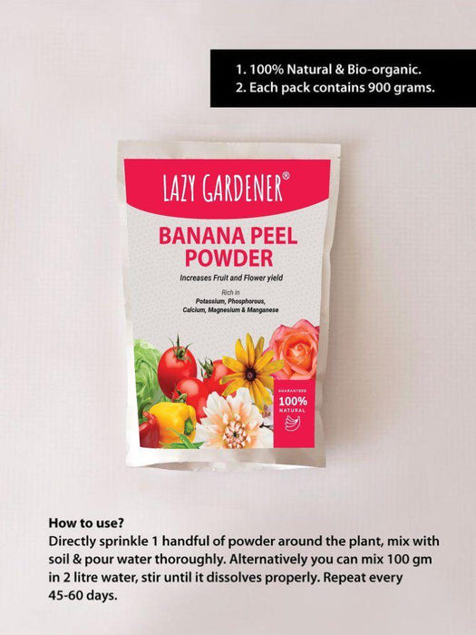 How to use banana peel powder fertilizer