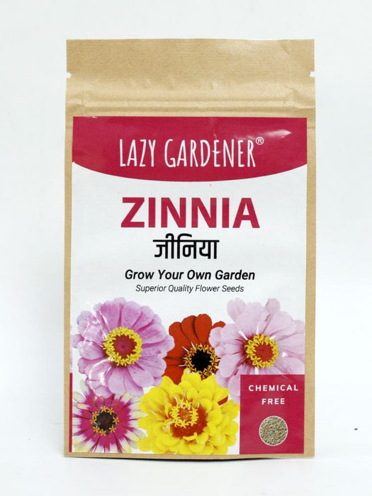 Summer Flowers Grow Kit (Zinnia, Morning Glory, Sunflower) LazyGardener