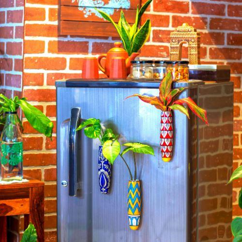 Magnetic Hydroponic Planter (Hand-Painted)