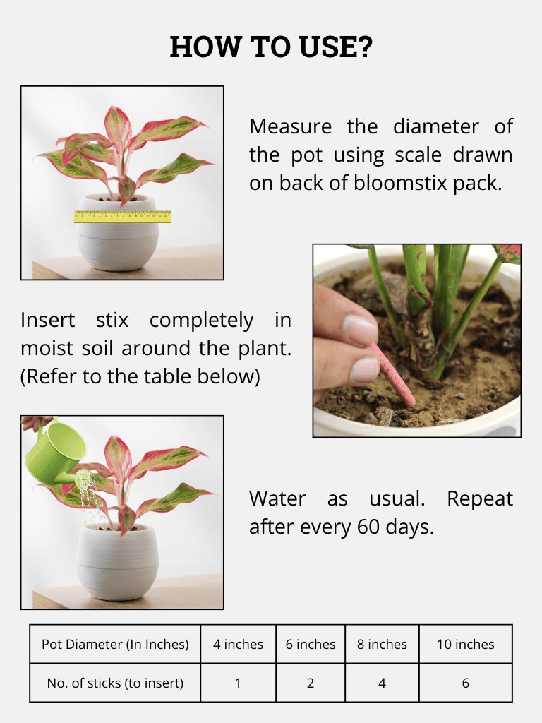 Bloomstix - Flowering Plant Food Sticks (Fertilizer Sticks)