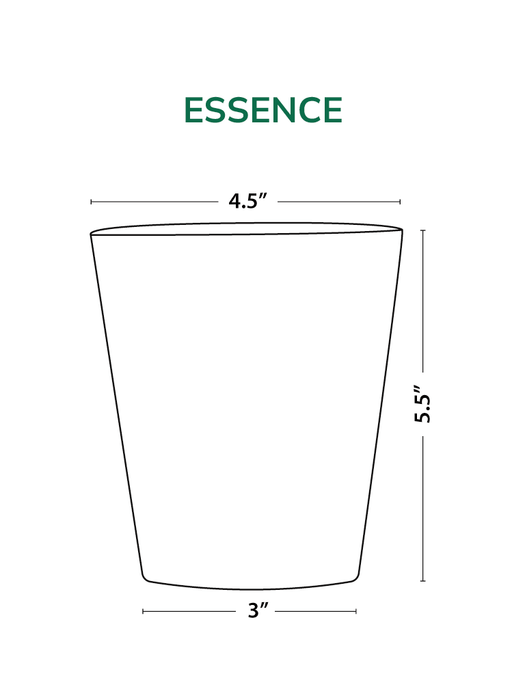 Essence - Diamond - Set of 1 - Ceramic Pot (Without Plant)