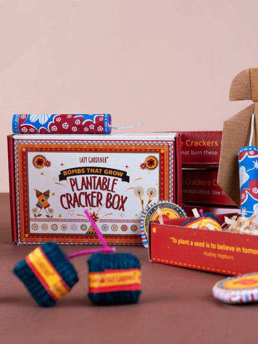 Plantable Seed Cracker Box - Unique Diwali Gift