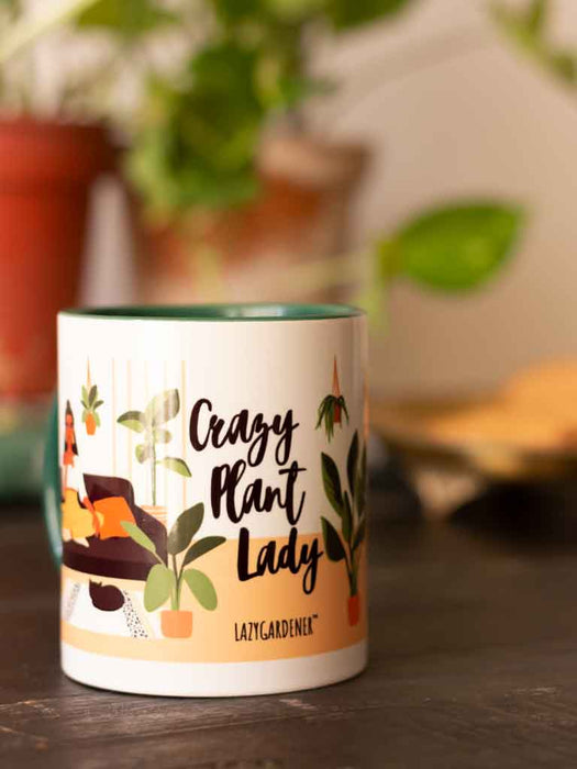 Crazy Plant Lady Mug Coffee Mug LazyGardener 