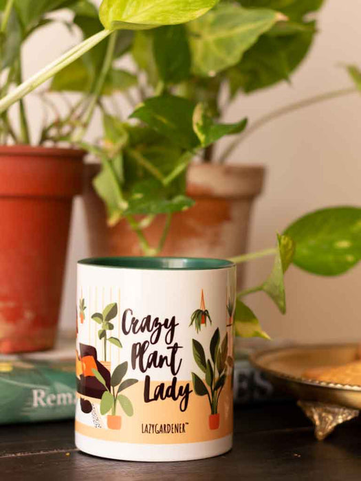 Crazy Plant Lady Mug Coffee Mug LazyGardener 