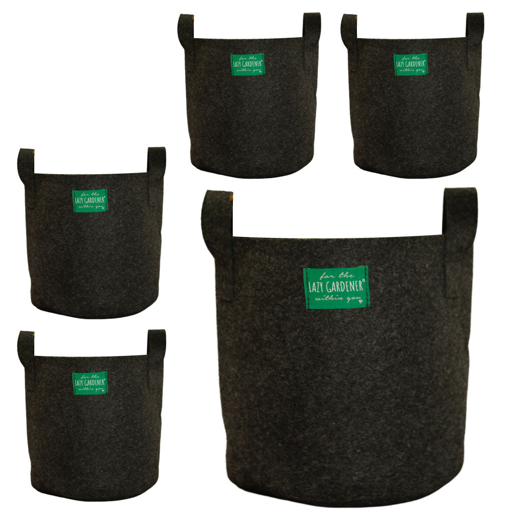 Green Plastic Grow Bags 9 X 9 Inch - Cocogarden online store