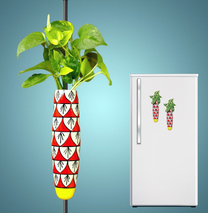 Fridge Magnetic Planter - Rangoli