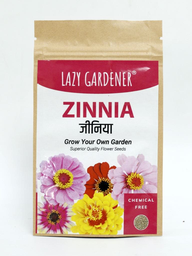 Summer Flowers Grow Kit (Zinnia, Morning Glory, Sunflower) LazyGardener 